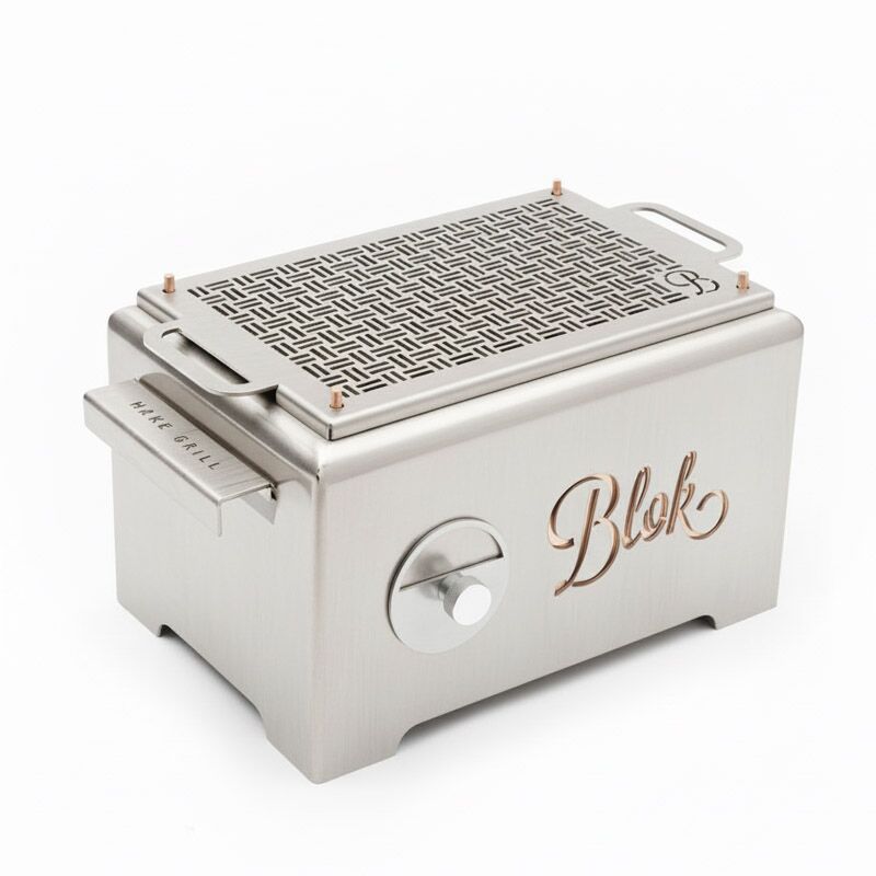 Blok Hako Table Grill BBQ | Handcrafted Steel Charcoal Grill - Image 5